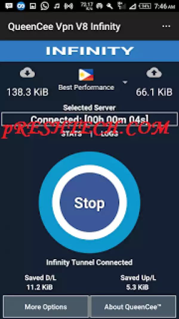 Glo, Etisalat, MTN, Airtel 0.0K Unlimited Browsing With QueenceeVPN V8.0
